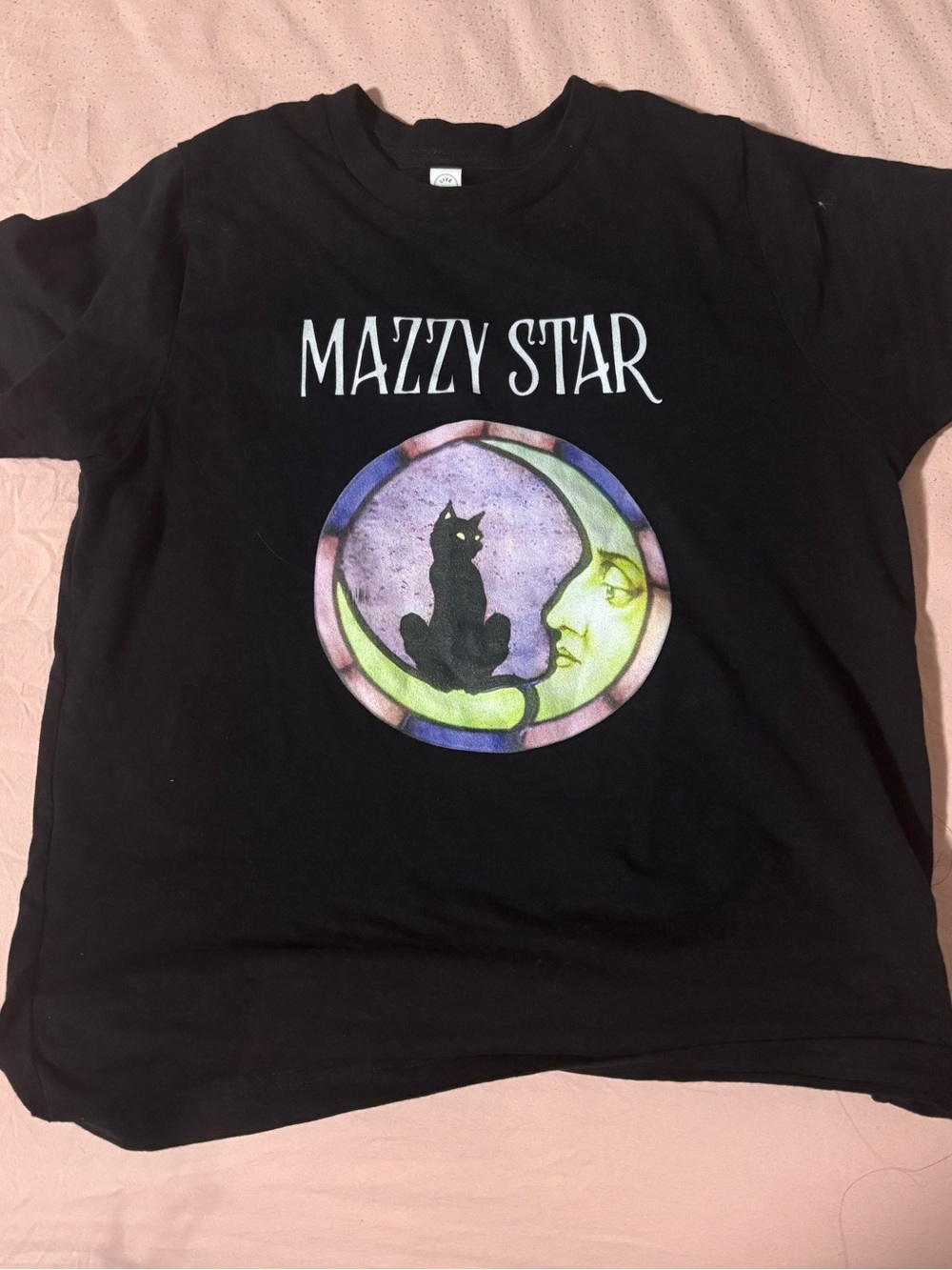 Mazzy Star Black Graphic Band women’s BABY TEE